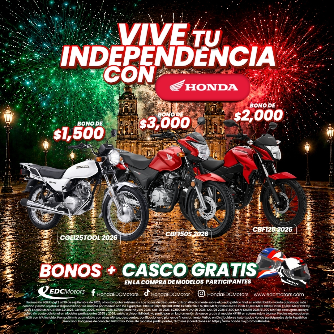 Promoción Honda EDC Motors