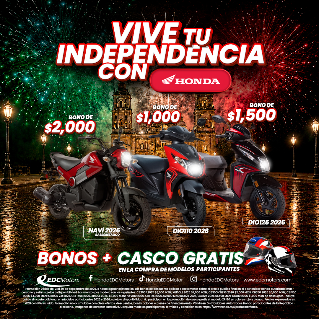 Promoción Honda EDC Motors